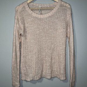 Gorgeous Aeropostale Light Pink Soft Loose Knit Sweater